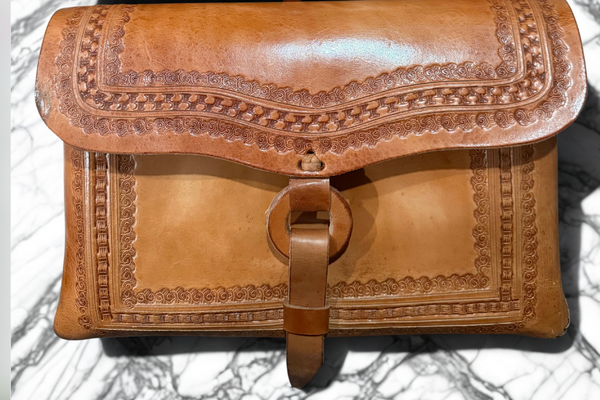 Handcrafted Chiapas Leather Portfolio Clutch