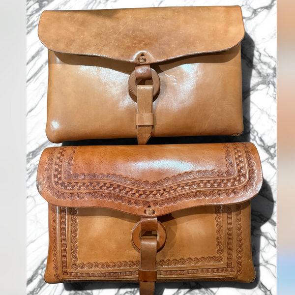 Handcrafted Chiapas Leather Portfolio Clutch