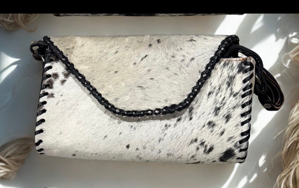 Handcrafted Cowhide Leather Crossbody Bag