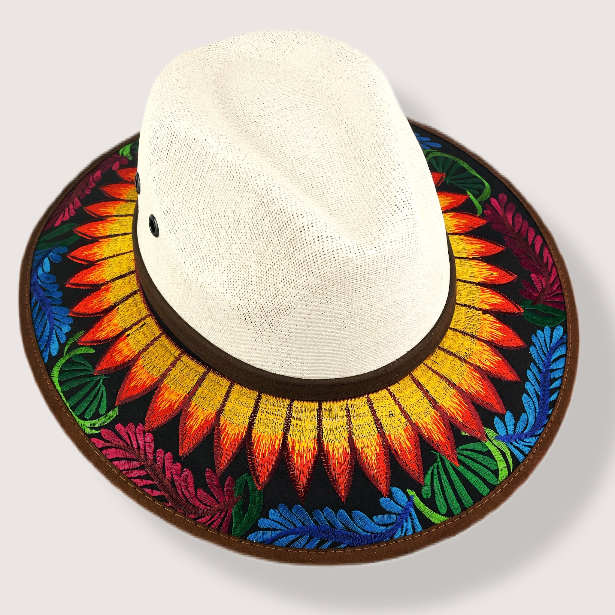 Mexican Hat - Artisanal Hand-painted - Embroidered