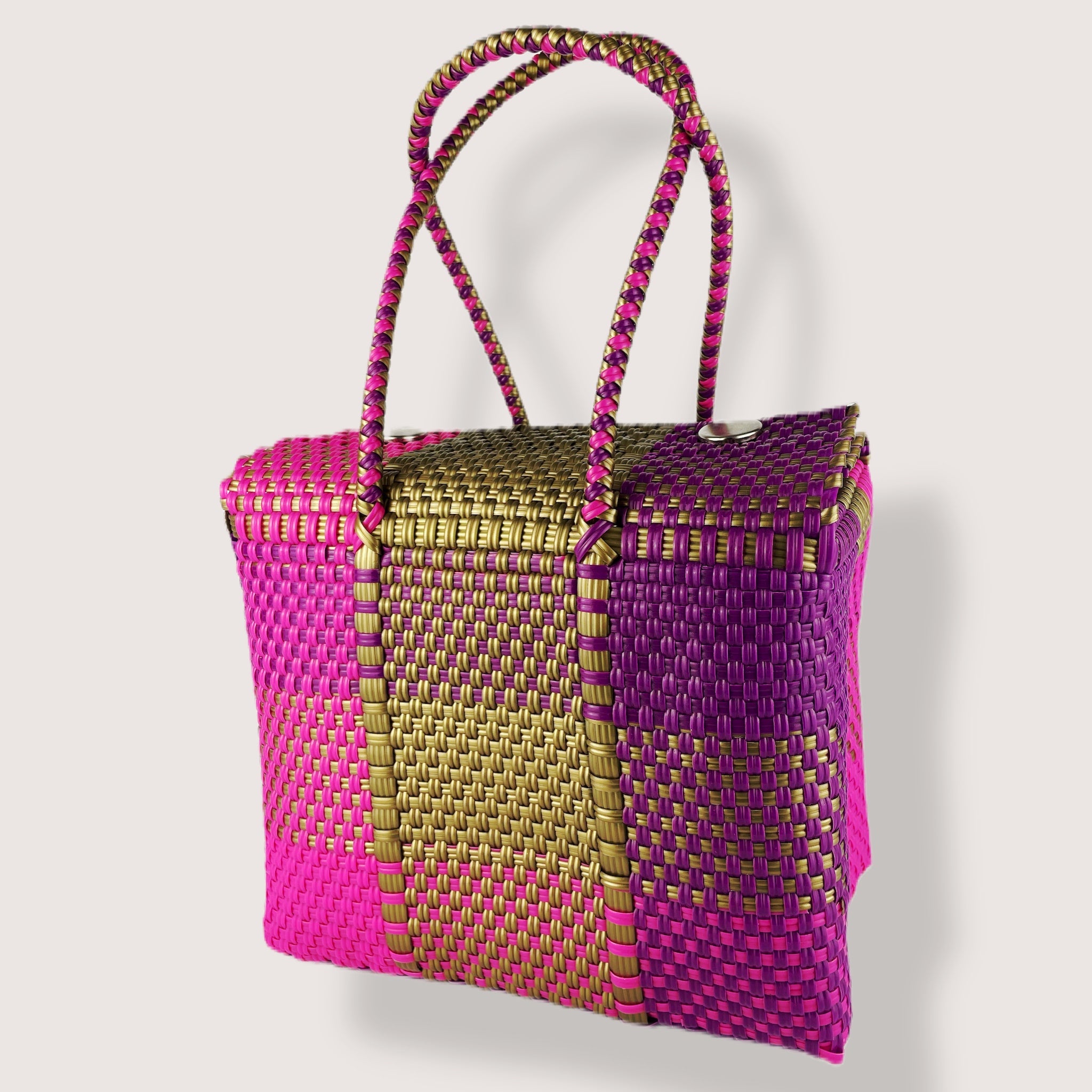 Handwoven Plastic Bag - Medium