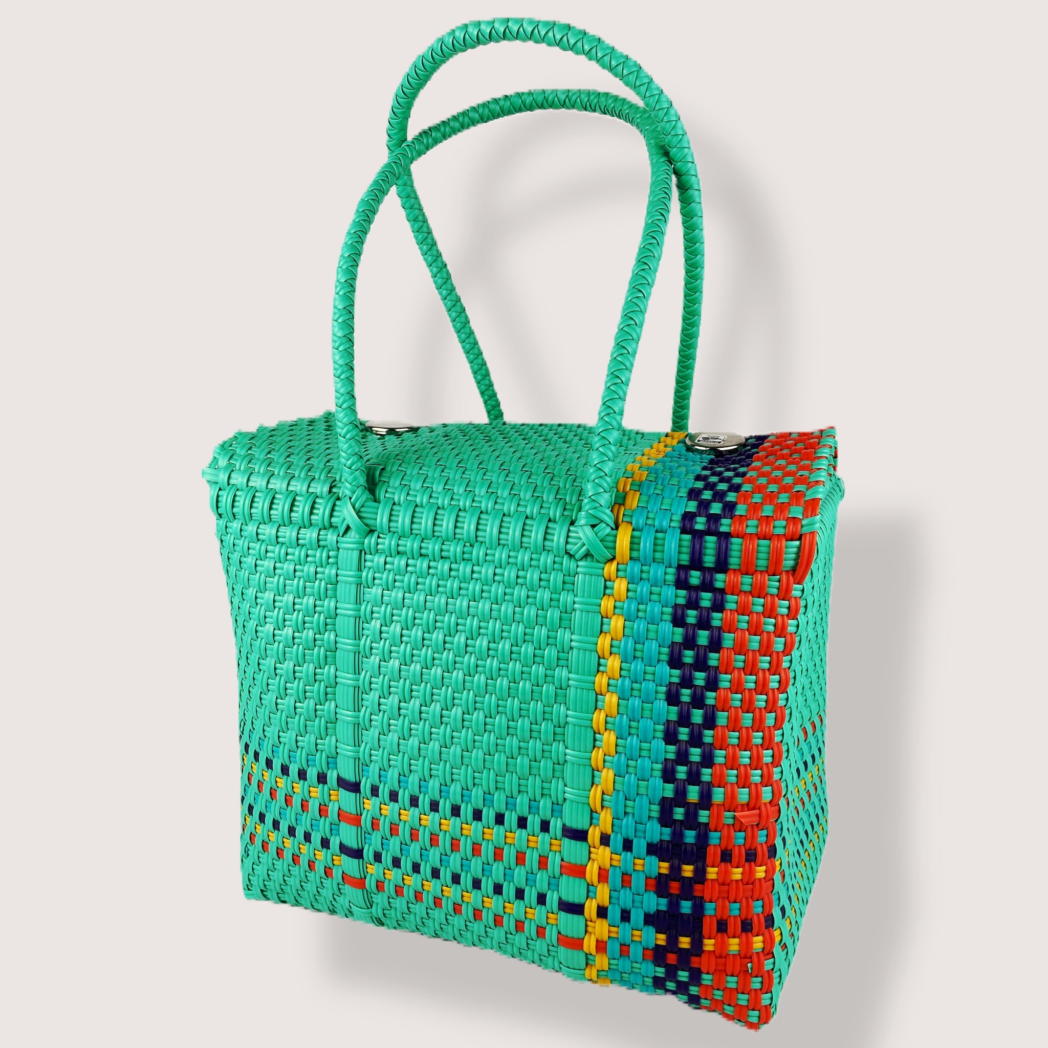 Handwoven Plastic Bag - Medium