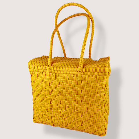 Handwoven Plastic Bag - Medium