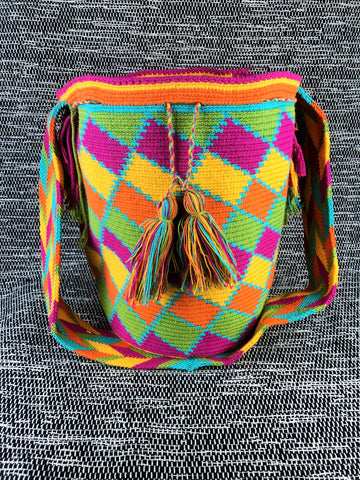 Wayuu / Colombian - "Mochila" bag - Multicolor